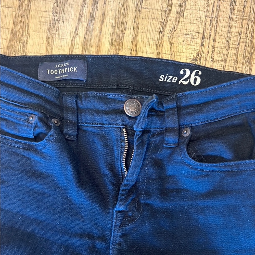 J. Crew Black Skinny Jeans with Sleek Fit
